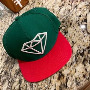 Diamond supply flat bill hat